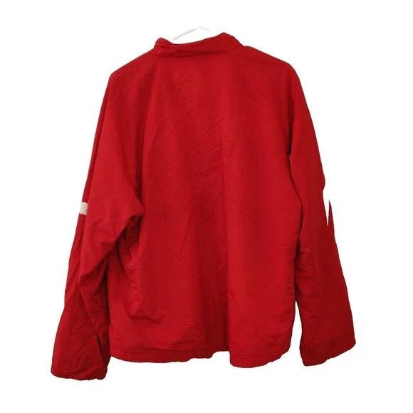 Under Armour Men's Jacket Red Full Zip Size Large Collared - Picture 2 of 6